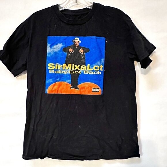sir mix a lot shirt size medium Tee T-Shirt cotton Black - Picture 1 of 6